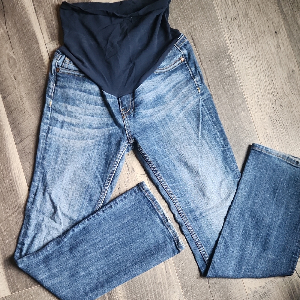 Women's Blue Maternity Jeans